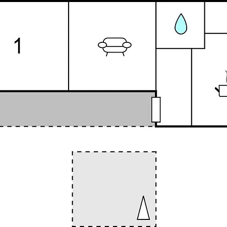 1 Bedroom Cozy In *